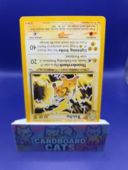 Pokemon TCG Raichu Neo Revelation Non Holo 21/64 Damaged - Image 4