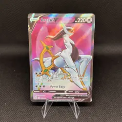 Arceus V: Sword & Shield Brilliant Stars 165/172 Full Art Pokemon TCG NM - Image 1