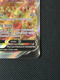 Pokemon Beedrill V 161/189 Alt Art - Astral Radiance *MISCUT (Alignment Dots)* - Image 5