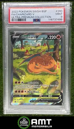 Charizard V PSA 9 2019-2023 Pokemon Sword & Shield Black Star Promos #SWSH260 86 - Image 1