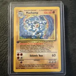 Pokemon TCG Machamp Base Set 8/102 Holo Unlimited Holo Rare - Image 1