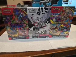 NO RESERVE Pokemon Mega Evolution Phantasmal Flames WHITE FLARE MEGA EVOLU BOXES - Image 1