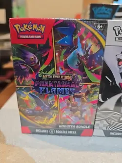 NO RESERVE Pokemon Mega Evolution Phantasmal Flames WHITE FLARE MEGA EVOLU BOXES - Image 2