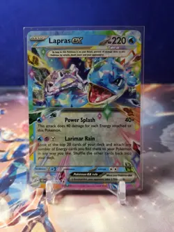 Pokemon TCG Lapras ex Double Rare SV07: Stellar Crown 032/142 - Image 1