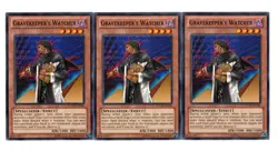 Yugioh- 3X Gravekeeper's Watcher - Common - Unlimited - LCYW-EN186 - Light Play - Image 1
