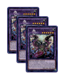 Yugioh! Divine Serpent Apophis MZTM-EN004 (SR) 1st Ed 3x - Image 1