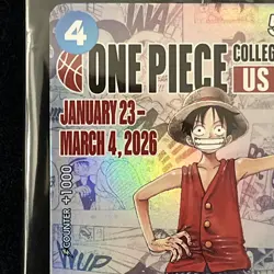 Bandai Namco One Piece Card Game US Voyage Promo Monkey D. Luffy S1-000 - Image 5