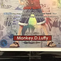Bandai Namco One Piece Card Game US Voyage Promo Monkey D. Luffy S1-000 - Image 5