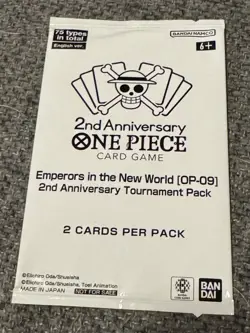 2ND ANNIVERSARY TOURNAMENT PACK SEALED ONE PIECE CARD GAME ENGLISH - Image 1