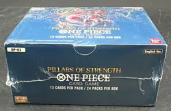 #1 One Piece English OP-03 Pillars of Strength Booster Box Sealed - Image 1