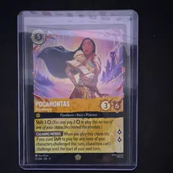 Disney Lorcana Pocahontas-Peacekeeper 22/204 Regular Character Card - Image 1