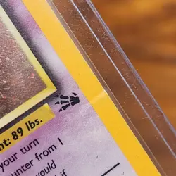 Vintage 1999 Pokemon TCG Gengar Fossil Holo Card 5/62 Pokemon Collectible - Image 5