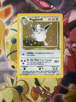 Wigglytuff - 16/64 - Pokemon Jungle Unlimited Holo Rare Card WOTC - Image 1