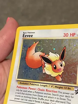 Eevee - 11 Black Star Promo Pokemon Card Swirl Rare LP Vintage Old Eeveelution - Image 4