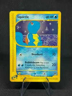 Squirtle 132/165 MP | E-Card Series: Expedition Base Set | Non Holo Common - Image 1