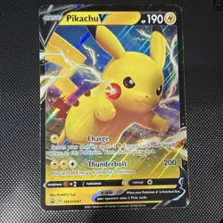 Pokemon Pikachu EX Promo Holo XY84 XY Jumbo Card - Image 1