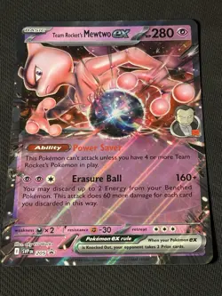 Team Rocket's Mewtwo ex 205 Promo Pokemon Jumbo Card - Image 1