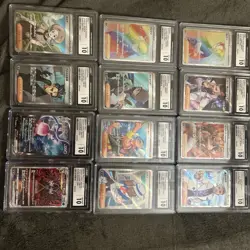 Pokemon TCG Japanese CGC 10 Graded Holo Card Lot - 12 Nintendo Standard Cards - Image 1