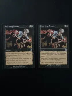 2x Sickening Dreams Torment MTG Magic NM UP - Image 1