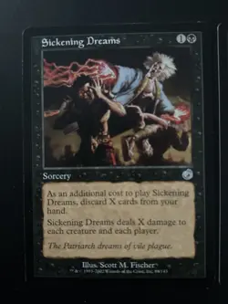 2x Sickening Dreams Torment MTG Magic NM UP - Image 2