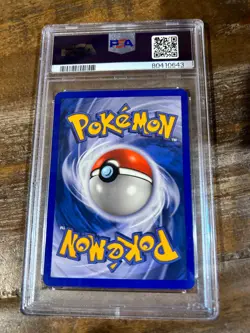 POKEMON 2003 EX Ruby & Sapphire HITMONCHAN EX Holo Double Swirl #98 PSA 7 RARE - Image 3