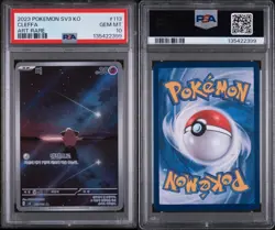 Psa 10 Gem Mt Pokemon TCG Cleffa AR 113/108 SV3 Ruler of the Black Flame Korean - Image 1