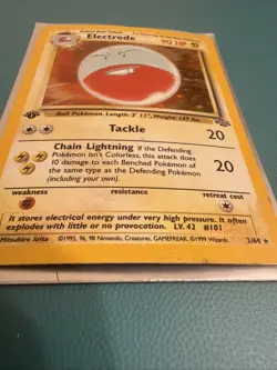 Pokemon TCG Electrode - 1st Edition Jungle 2/64 Holo 1999-2000 Wizards Base Sets - Image 3