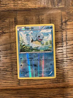 Squirtle 14/101 Reverse Holo Raw Pokemon Plasma Blast Card Nm - Image 1