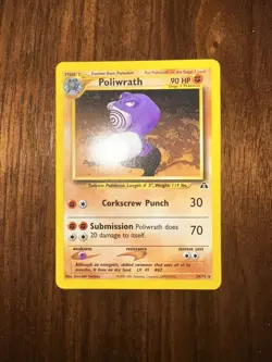 Pokemon Card - Poliwrath 28/75 Neo Discovery Rare - Image 1