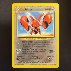 Scizor - 29/75 - Neo Discovery - Pokemon - Rare - Played - Image 1