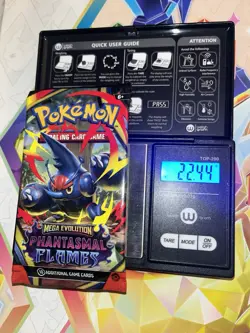 Very Heavy! 22.44g Pokemon TCG ME Phantasmal Flames Pack Sealed! - Image 1