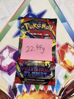 Very Heavy! 22.44g Pokemon TCG ME Phantasmal Flames Pack Sealed! - Image 2