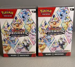 2 X Pokemon TCG Scarlet & Violet Prismatic Evolutions Booster Bundle New Sealed - Image 3