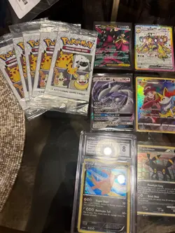Pokemon TCG lot Ex, V, Ilustrstion rare, gx, rainbow, sealed packs + more - Image 2