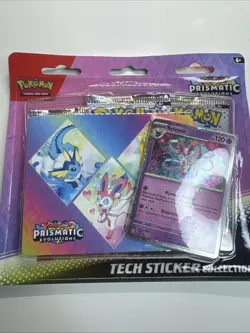 Pokemon TCG Prismatic Evolutions Tech Sticker Collection - Sylveon - New Sealed! - Image 1