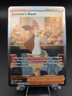 Pokemon TCG Jasmine's Gaze 245/191 Surging Sparks Special Illustration Rare Holo - Image 2