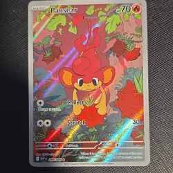 Pokemon Pansear Illustration Rare 099/086 Sv White Flare Holo EN Basic 2025 - Image 1