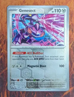 Genesect 40/064 | Near Mint REVERSE HOLOFOIL | SV Shrouded Fable SFA Pokemon TCG - Image 1