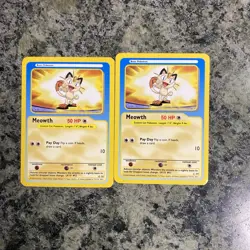 Pokemon Meowth TCG Vintage 2004 Funskool India Edition C09 - Image 1