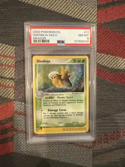 Shedinja (Holo swirl, orb) - ex Dragon 11/97 - PSA 8 NM-MT - Pokemon TCG - Image 1