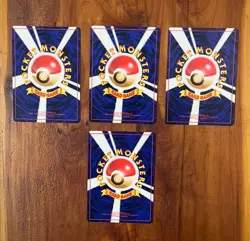VTG Japanese Pokemon SI Promo & Dark Squirtle, Dark Wartortle, & Blastoise Holo - Image 2