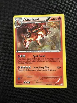 2013 Pokemon B&W Charizard 19/113 Legendary Treasures Holo GALAXY SWIRL! - Image 1