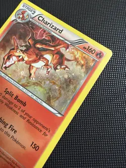 2013 Pokemon B&W Charizard 19/113 Legendary Treasures Holo GALAXY SWIRL! - Image 2