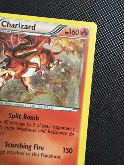 2013 Pokemon B&W Charizard 19/113 Legendary Treasures Holo GALAXY SWIRL! - Image 4