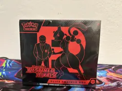 Pokemon TCG Destined Rivals ETB Elite Trainer Box Sealed with small tear. - Image 4