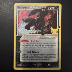 Pokemon TCG - Umbreon Gold Star 17/17 Celebrations - Holo Ultra Rare - NM - Image 3