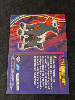 2001 Topps Pokemon TV Johto League Champions Non Holo Foil #228 Houndour - Image 2