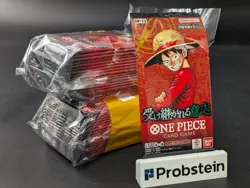 Lot or (40) One Piece OP-13 Carrying On His Will Japanese Booster Packs Sealed - Image 1