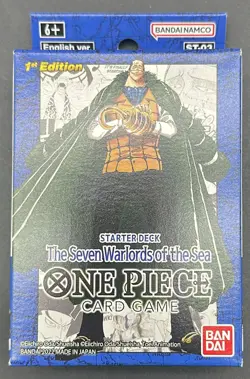 One Piece EN The Seven Warlords of the Sea Starter Deck 1st Edition Sealed - Image 1