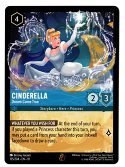 Disney Lorcana EN Cinderella 155/204 NM-MT - Image 1